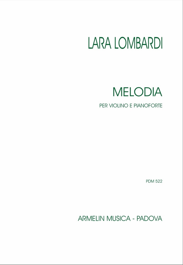 Lara Lombardi, Melodia per violino e pianoforte