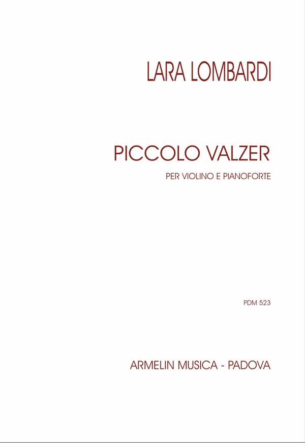 Lara Lombardi, Piccolo Valzer per violino e pianoforte