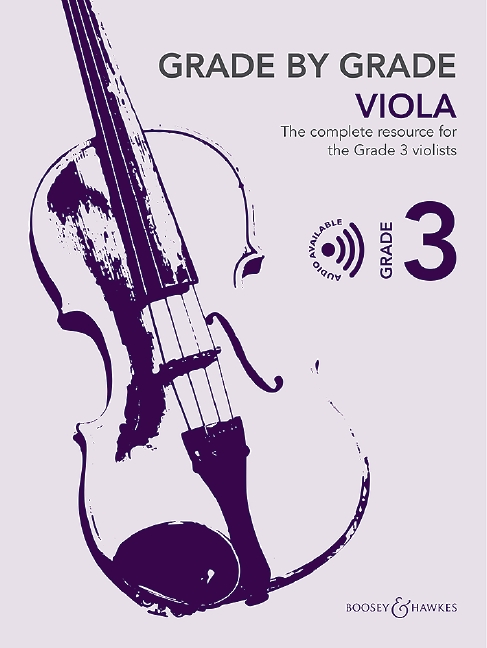 Grade by Grade  3 - Viola (+Online-Audio)