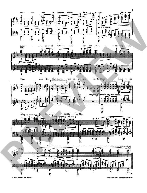 Schubert, Franz Peter, Lob der Tränen