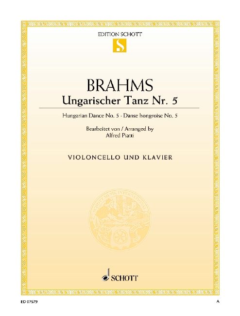 Brahms, Johannes, Ungarischer Tanz Nr. 5