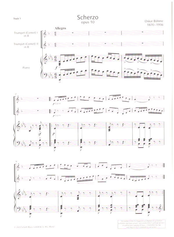 Romantic Trumpet Duos  (+Online Audio)
