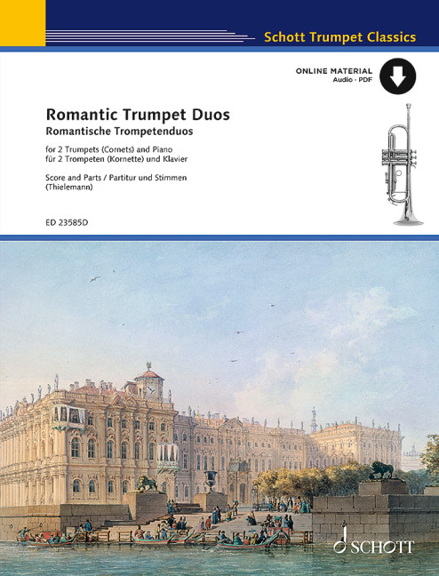 Romantic Trumpet Duos  (+Online Audio)