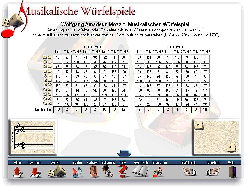 Musical Dice Games  CD-ROM