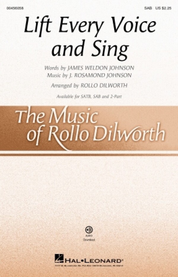 J. Rosamond Johnson, Lift Every Voice and Sing