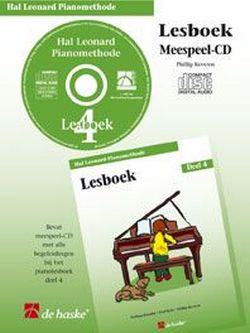 Phillip Keveren Hal Leonard Pianomethode Lesboek 4 (CD)