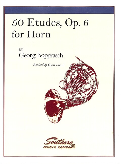 C. Kopprasch 50 ( Fifty ) Etudes, Op. 6