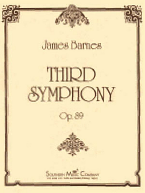 James Barnes Third Symphony