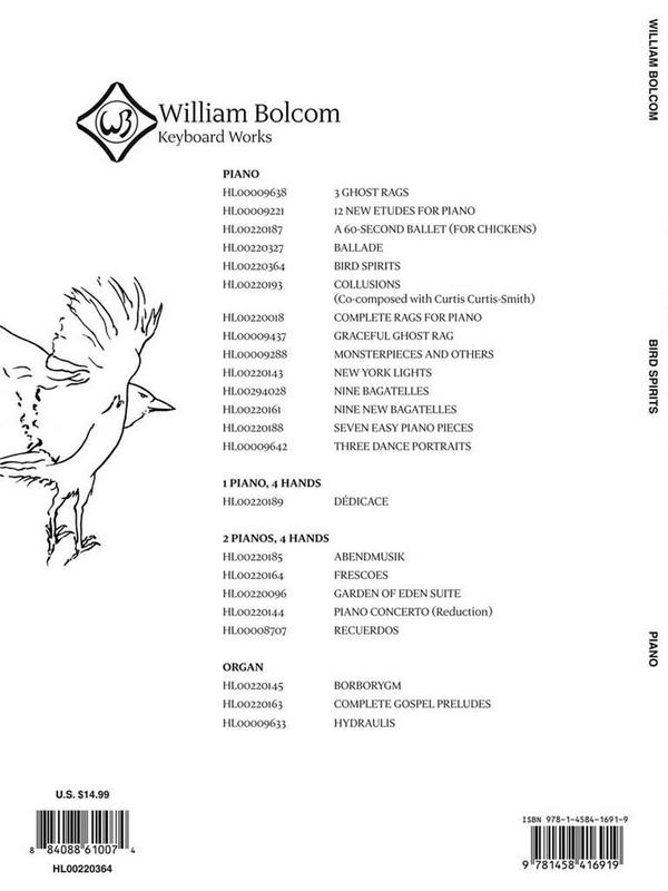 William Bolcom Bird Spirits