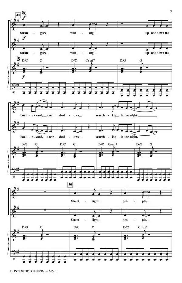 Don't stop believin'
