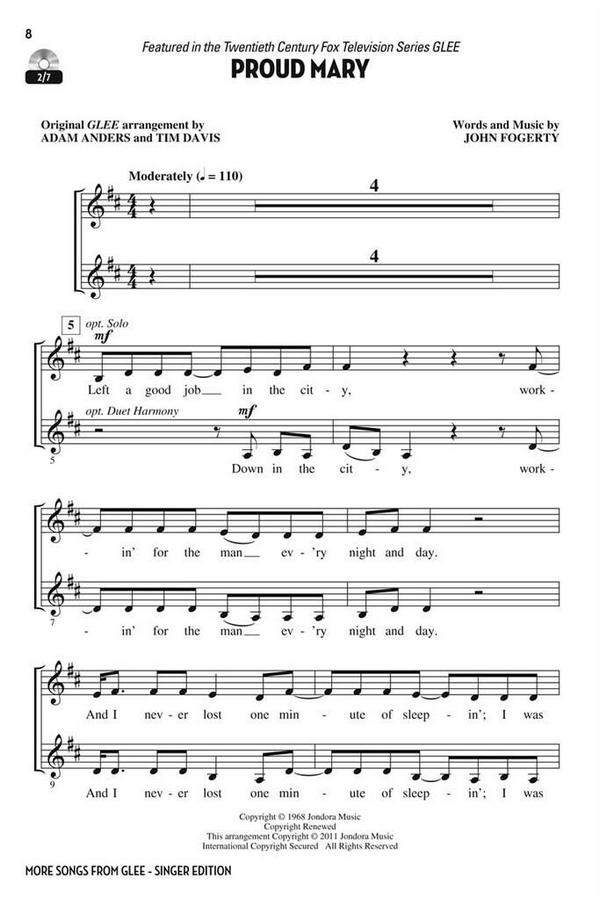 Let's all sing. More Songs From Glee-Performance