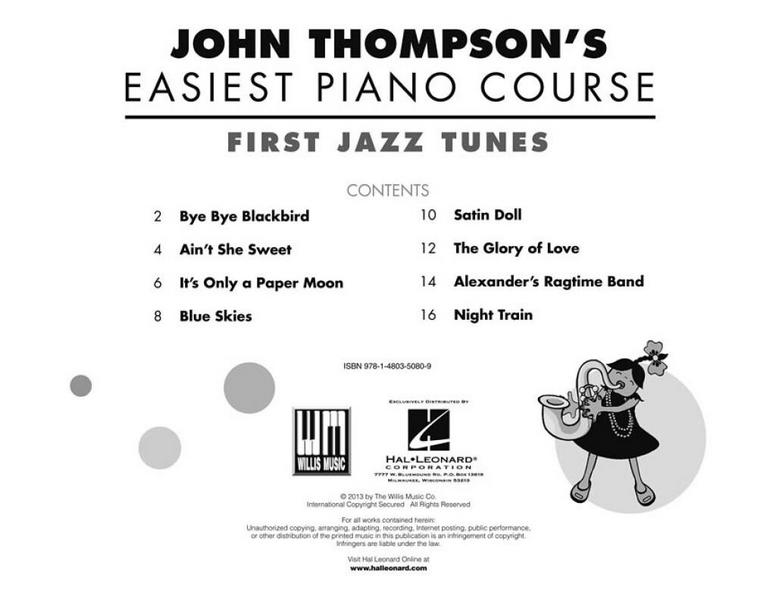 First Jazz Tunes