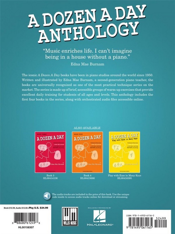A Dozen A Day Anthology (+Online Audio)
