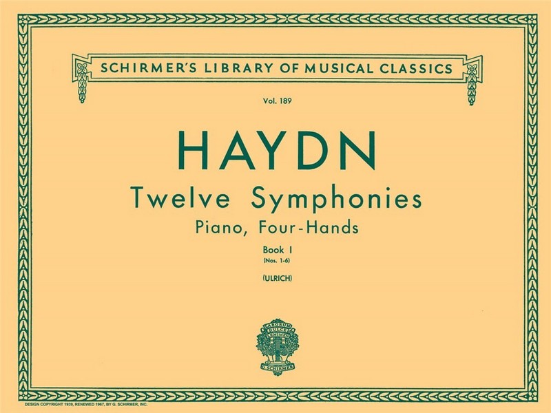 Franz Joseph Haydn, Twelve Symphonies Book 1