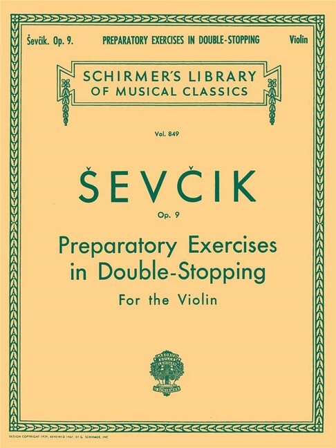 Preparatory Exercises in Double-Stopping,op. 9