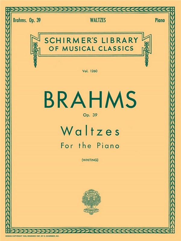 Johannes Brahms, Waltzes Op.39