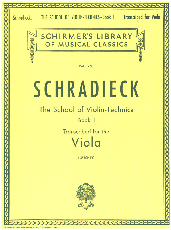 School of Violin Technics, op.1 Vol.1