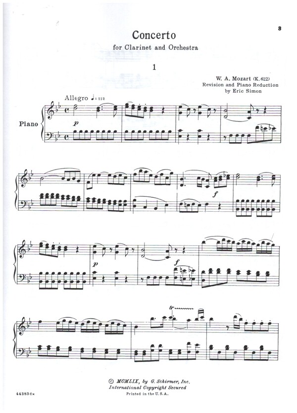 Concerto KV622