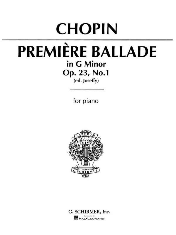 Ballade in g minor no.1 In G Minor op.23