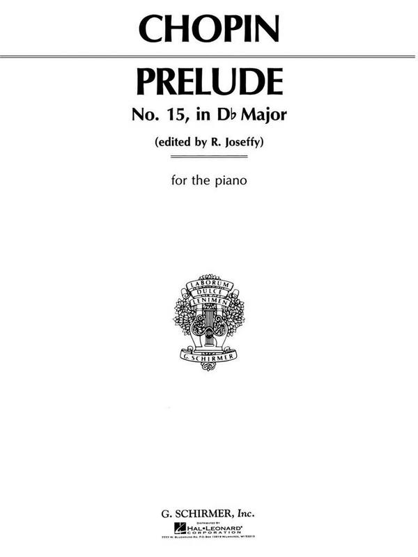 Frédéric Chopin, Prelude In D Flat Op.28 No.15
