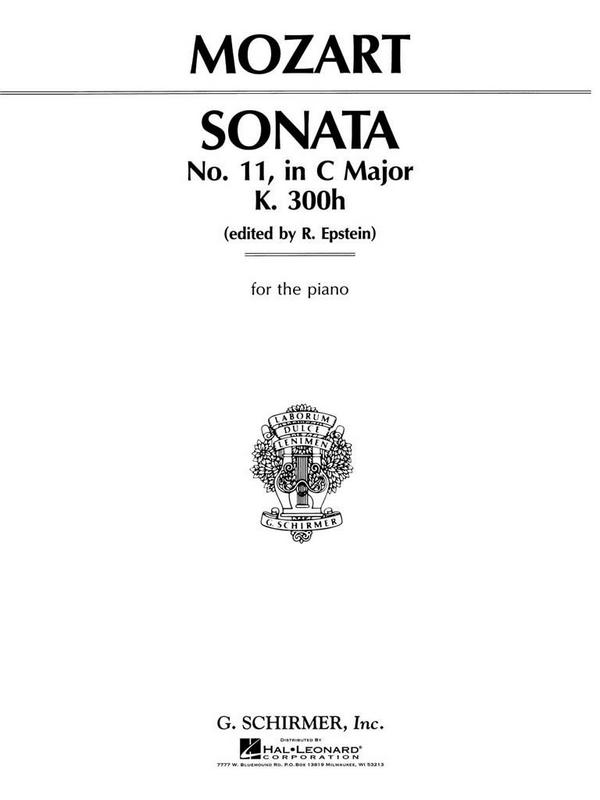 Wolfgang Amadeus Mozart, Piano Sonata No.11 In C - K.330
