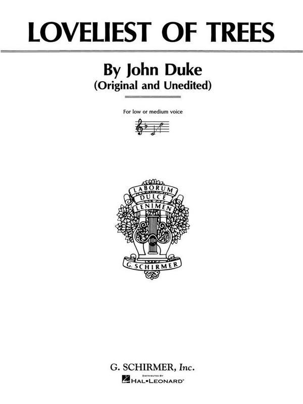 John Duke, Loveliest of Trees