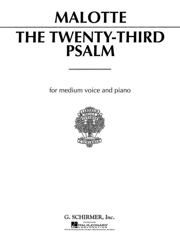 Albert Hay Malotte, 23rd Psalm