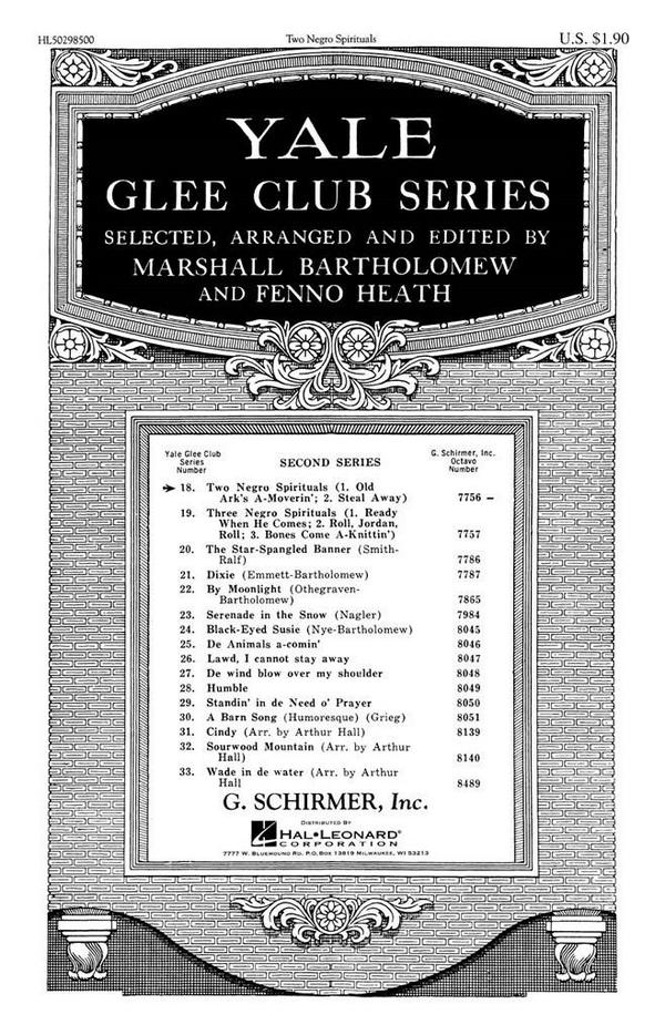 Traditional, Two Negro Spirituals
