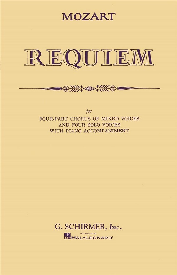 Wolfgang Amadeus Mozart, Requiem