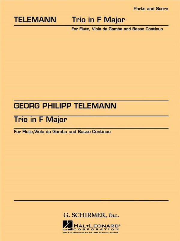 Georg Philipp Telemann, Trio in F