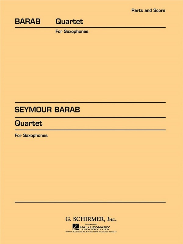 Seymour Barab, Quartet for Saxophones