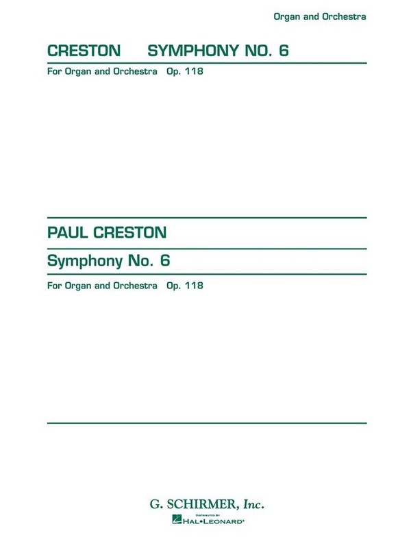 Paul Creston, Symphony No. 6, Op. 118