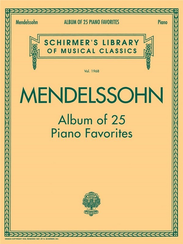 Album of 25 Piano Favourites