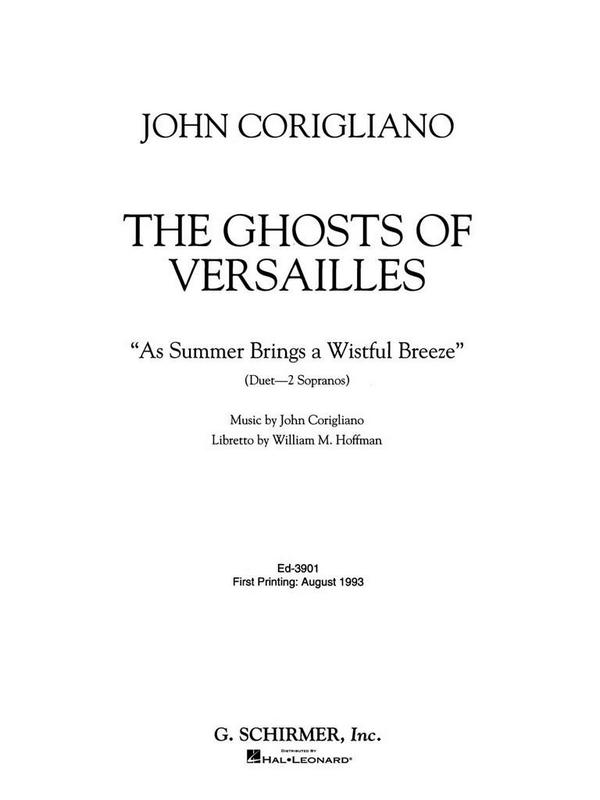 John Corigliano, As Summer Brings A Wistful Breeze