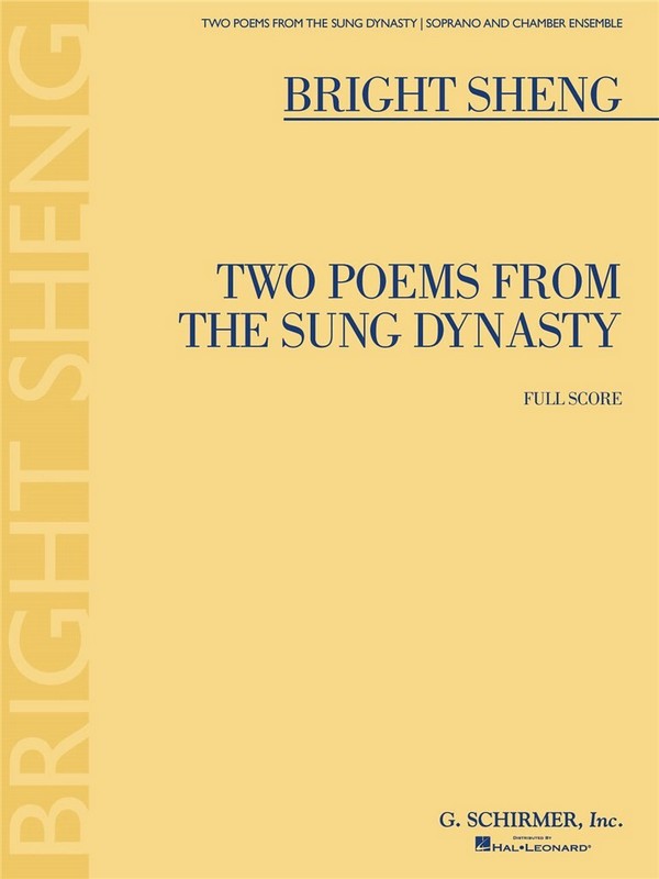 Bright Sheng, Two Poems from the Sung Dynasty