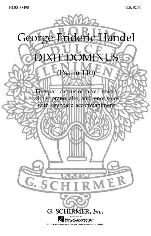 Georg Friedrich Händel, Dixit Dominus - First Movement