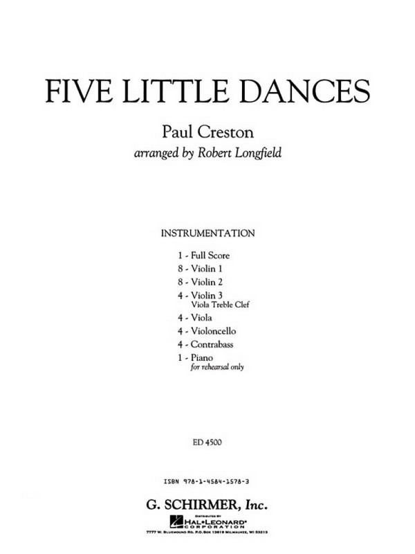 Paul Creston, Five Little Dances