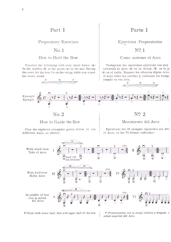 School Of Bowing Technic op.2 Part 1 and 2