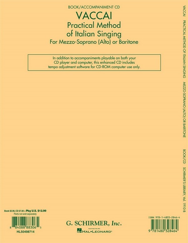 Practical Method of Italian Singing (+Online Audio)