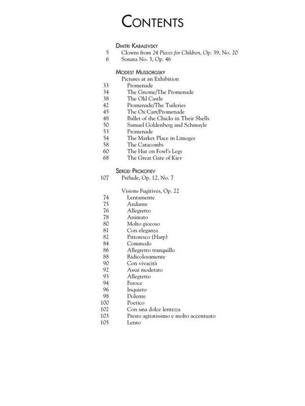 Russian Piano Favorites