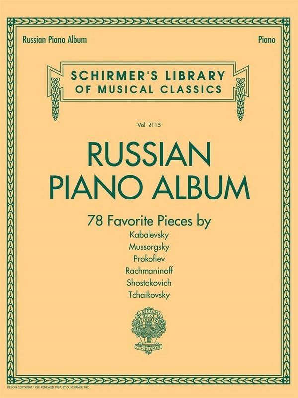Russian Piano Favorites