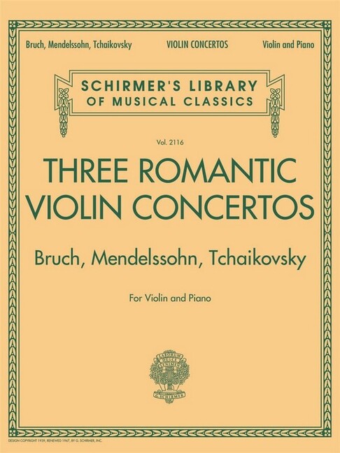 3 romantic Violin Concertos