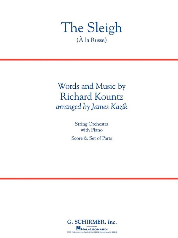 Richard Kountz, The Sleigh (· La Russe)