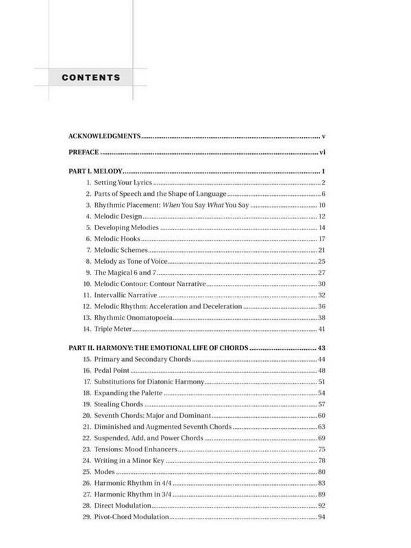 The Craft of Songwriting (+Online-Audio)