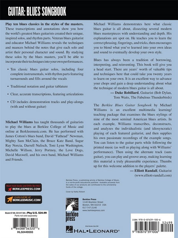 Berklee Blues Guitar Songbook (+CD)