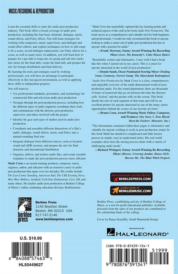 Audio Post Production