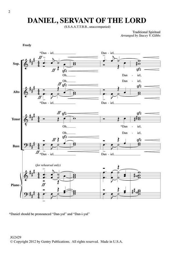 Daniel, Servant Of The Lord