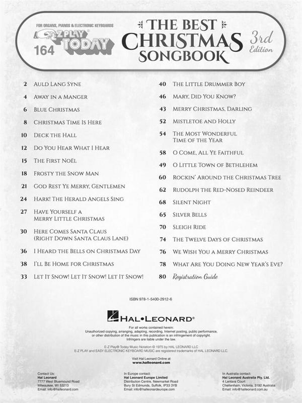 The Best Christmas Songbook - 3rd Edition