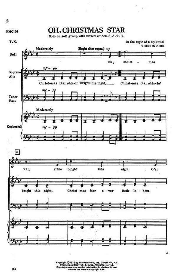 Theron Kirk, Oh, Christmas Star