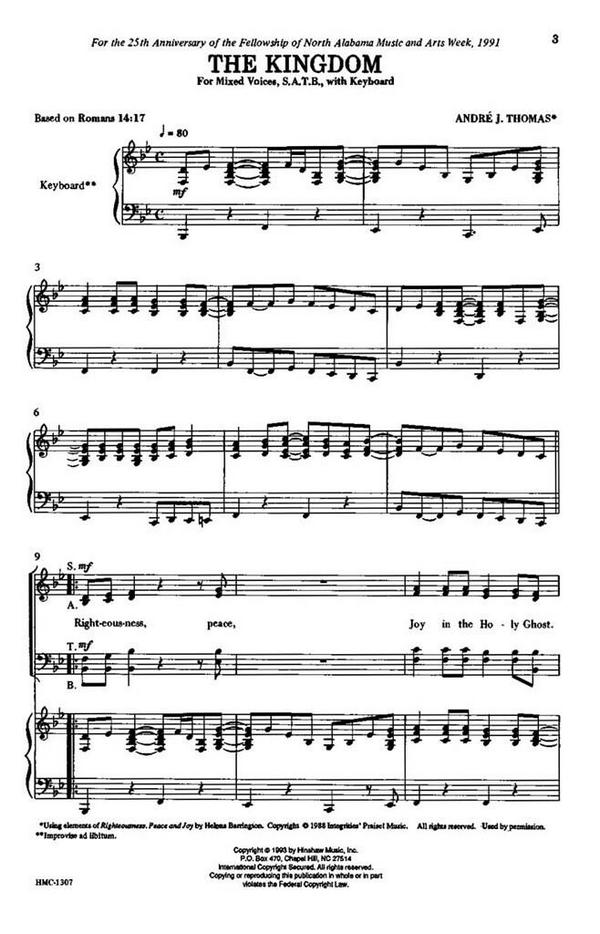 André J. Thomas, The Kingdom